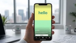 a cell phone show instagram reels.